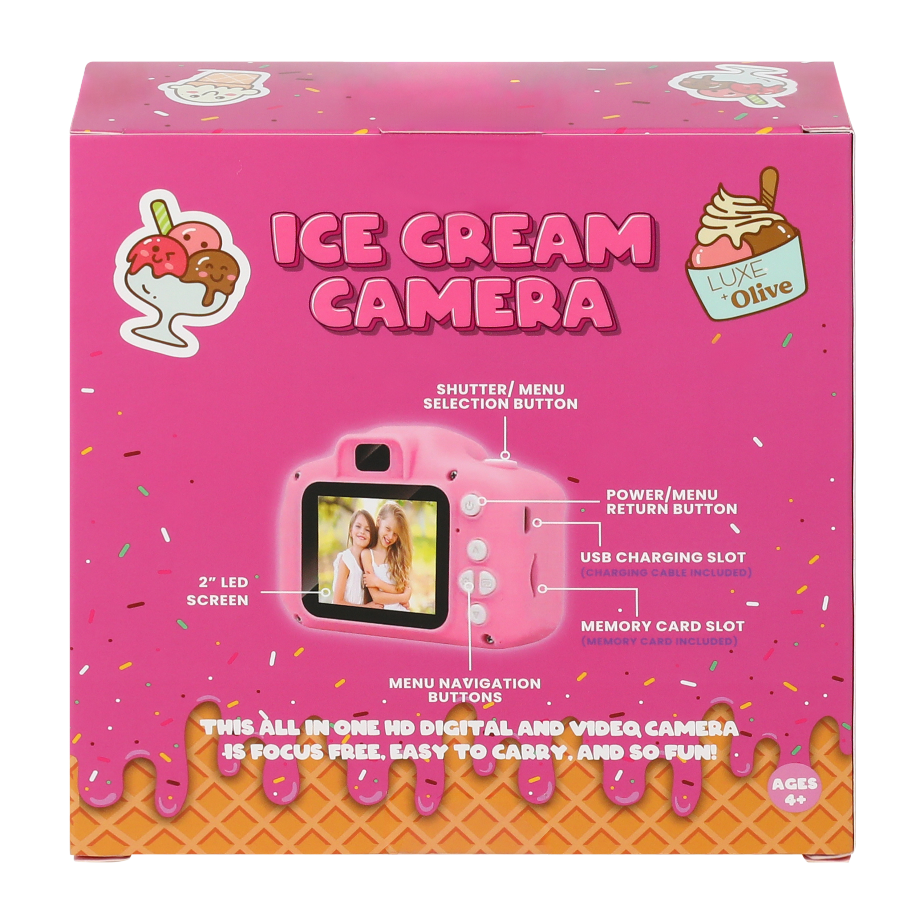 Luxe + Olive Ice Cream Digital Camera Set