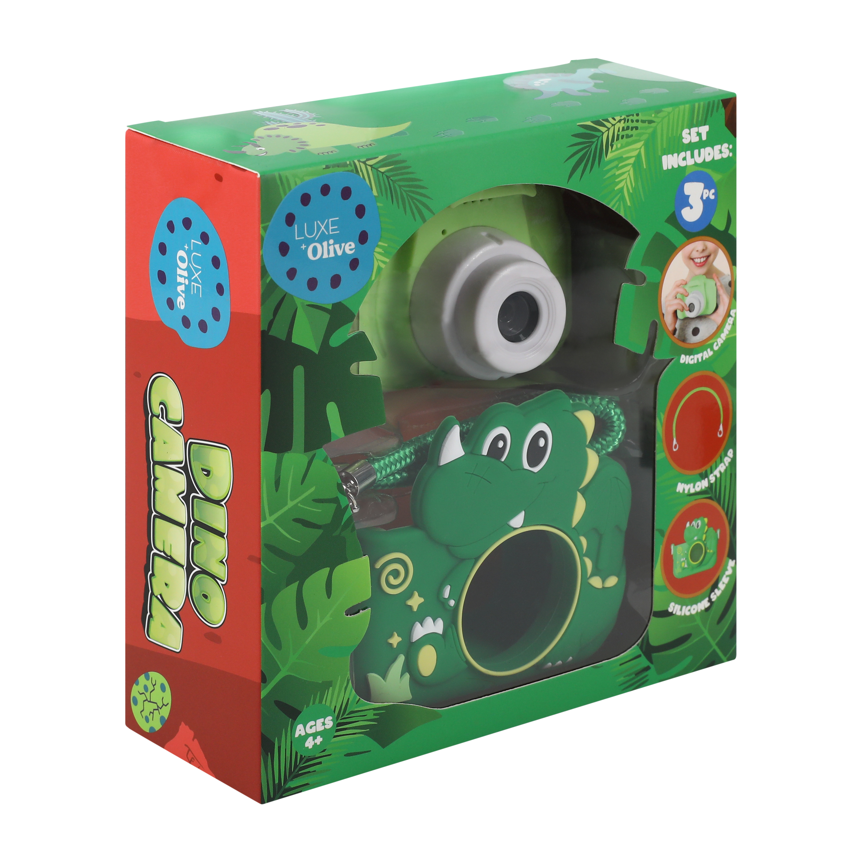 Luxe + Olive Dino Digital Camera Set