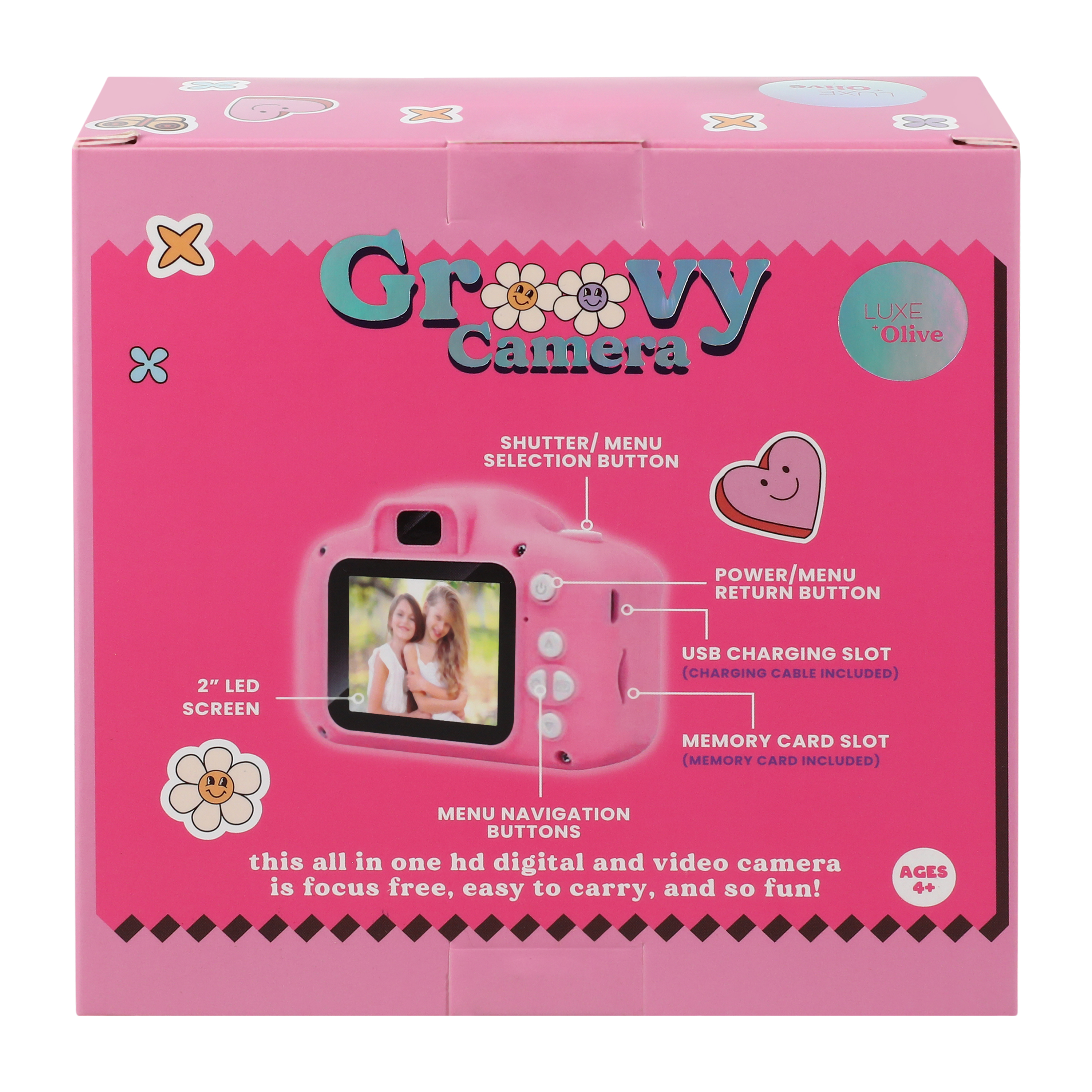 Luxe + Olive Pink Digital Camera Set