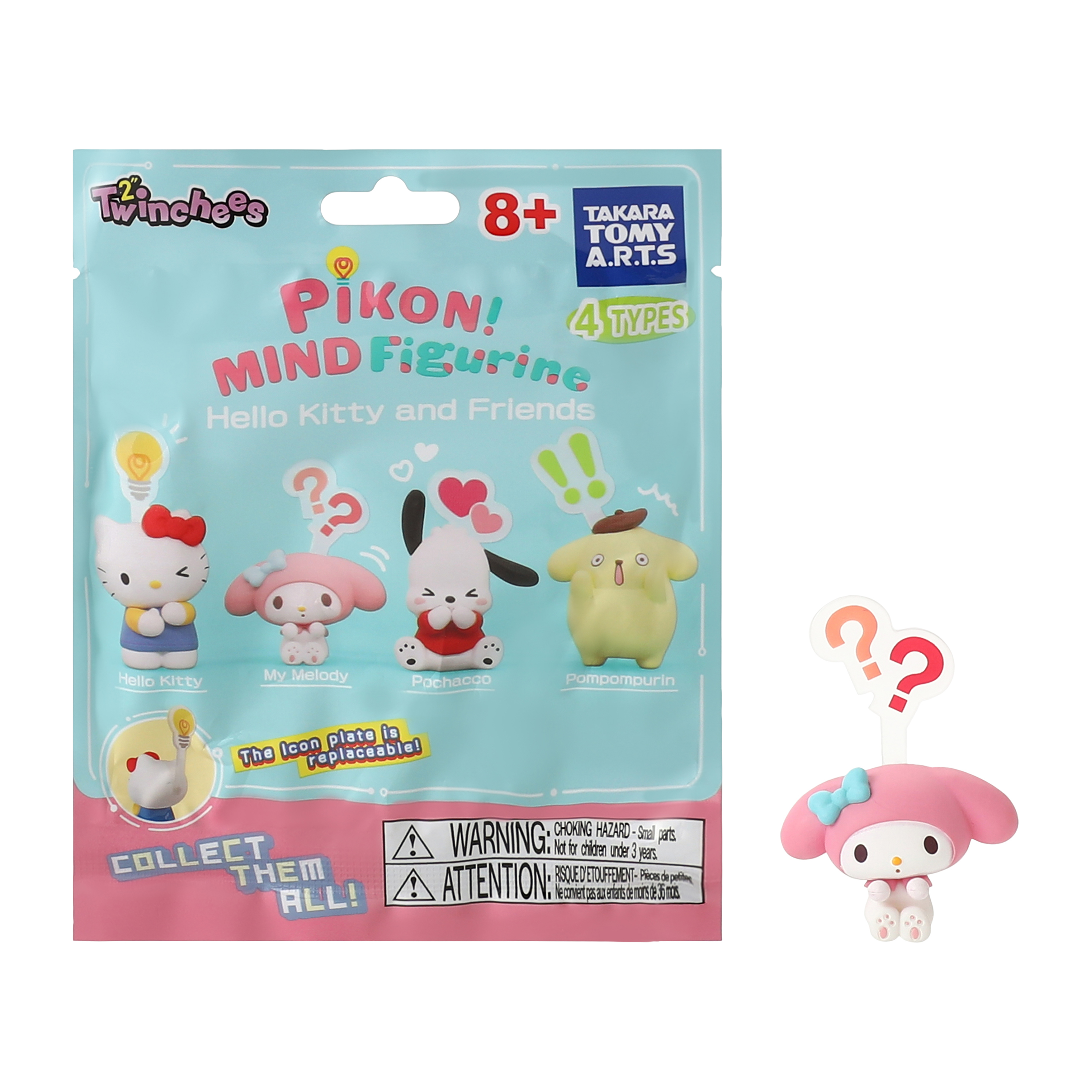 Twinchees Hello Kitty And Friends® Pikon Mind Figurine (Styles May Vary)