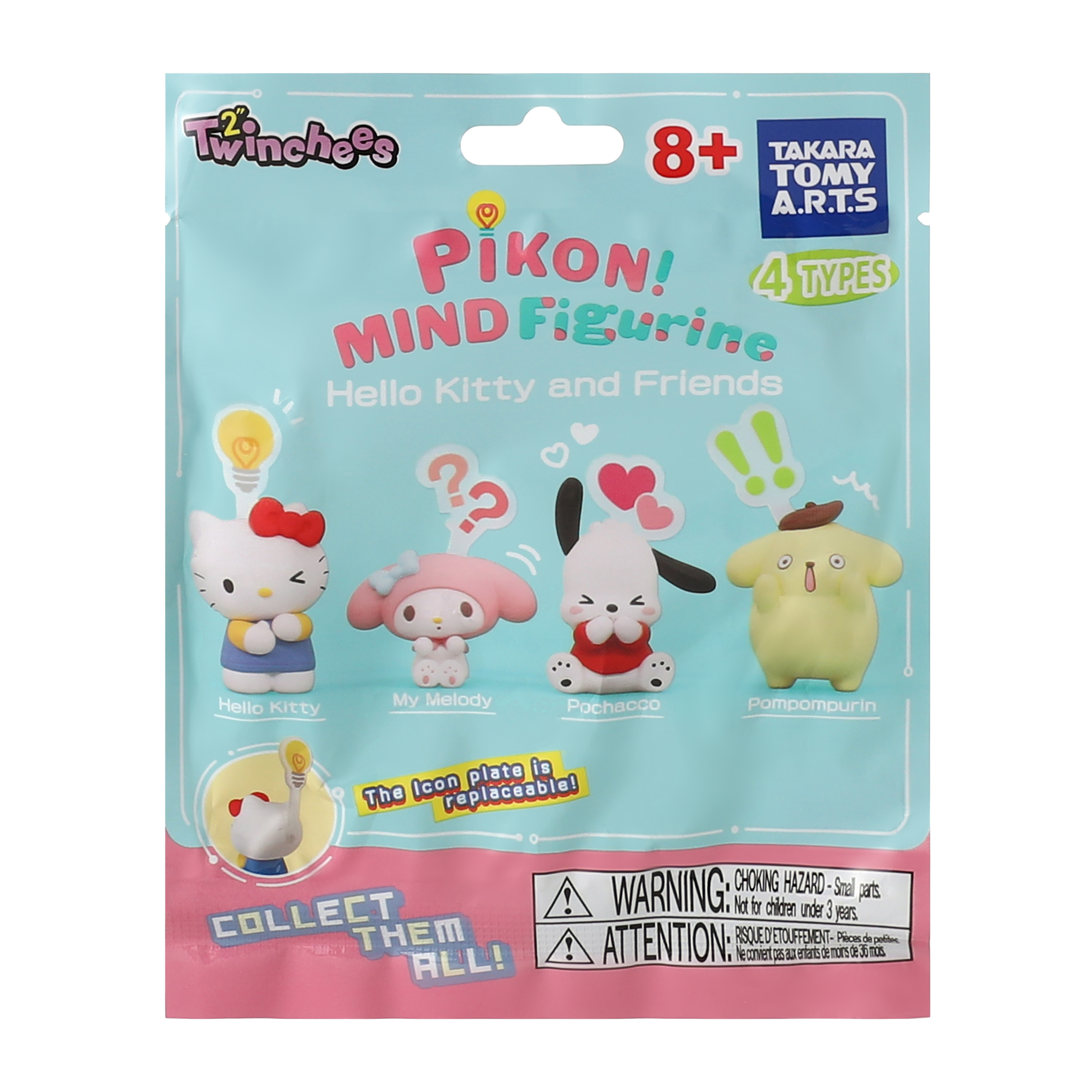Twinchees Hello Kitty And Friends® Pikon Mind Figurine (Styles May Vary)