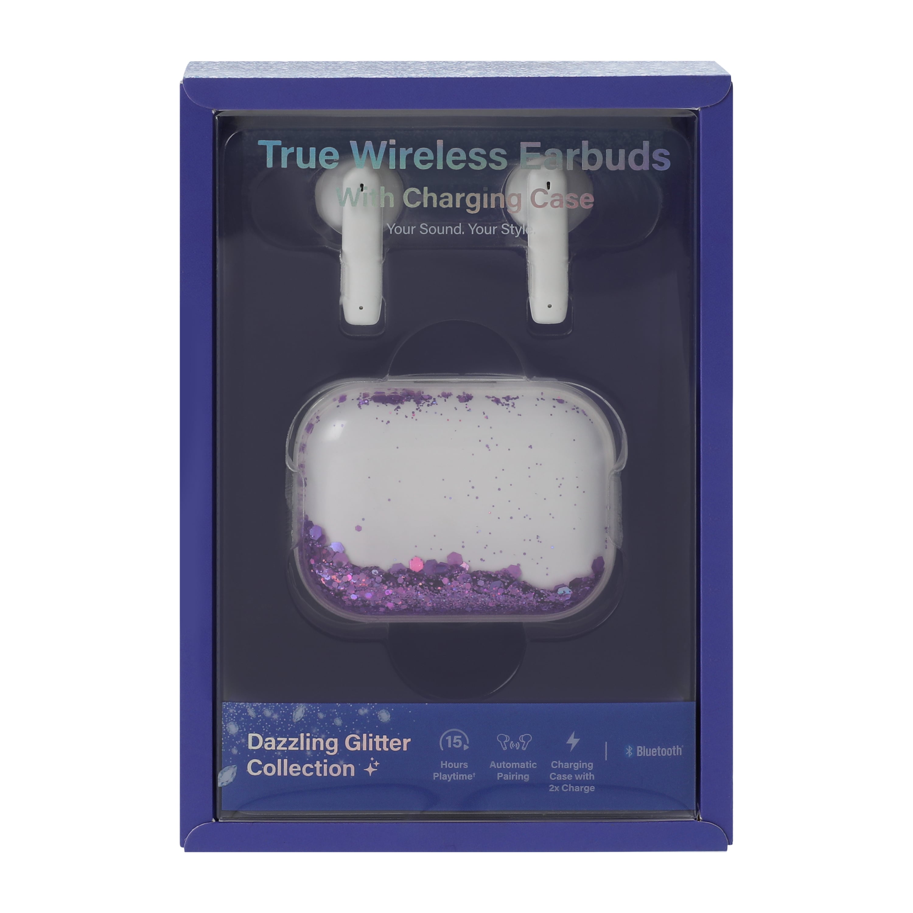 Audifonos Inalambricos Glitter - Brillo Que Prende Y Sonido Nitido 6