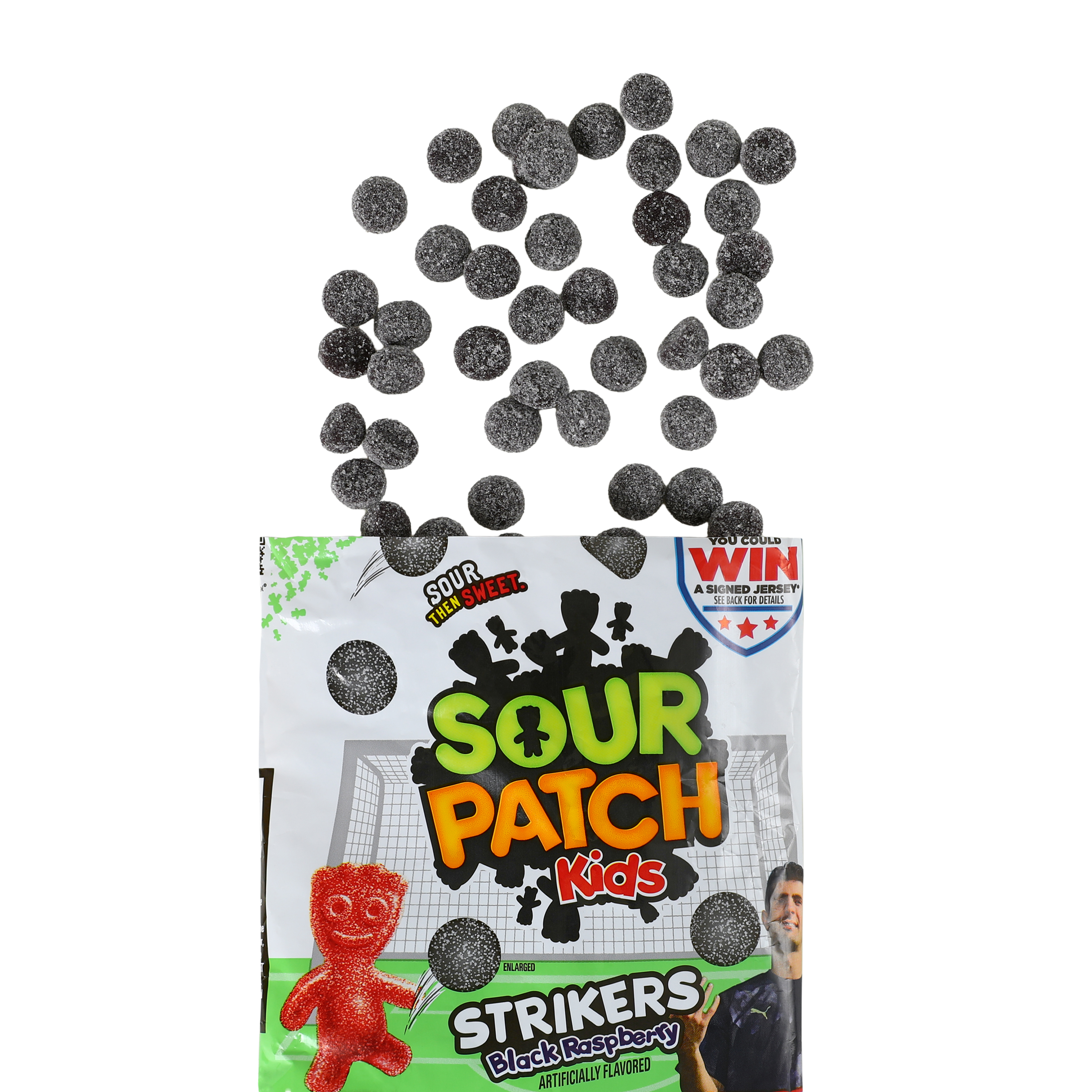 Sour Patch Kids Strikers Black Raspberry Candy 3.1oz