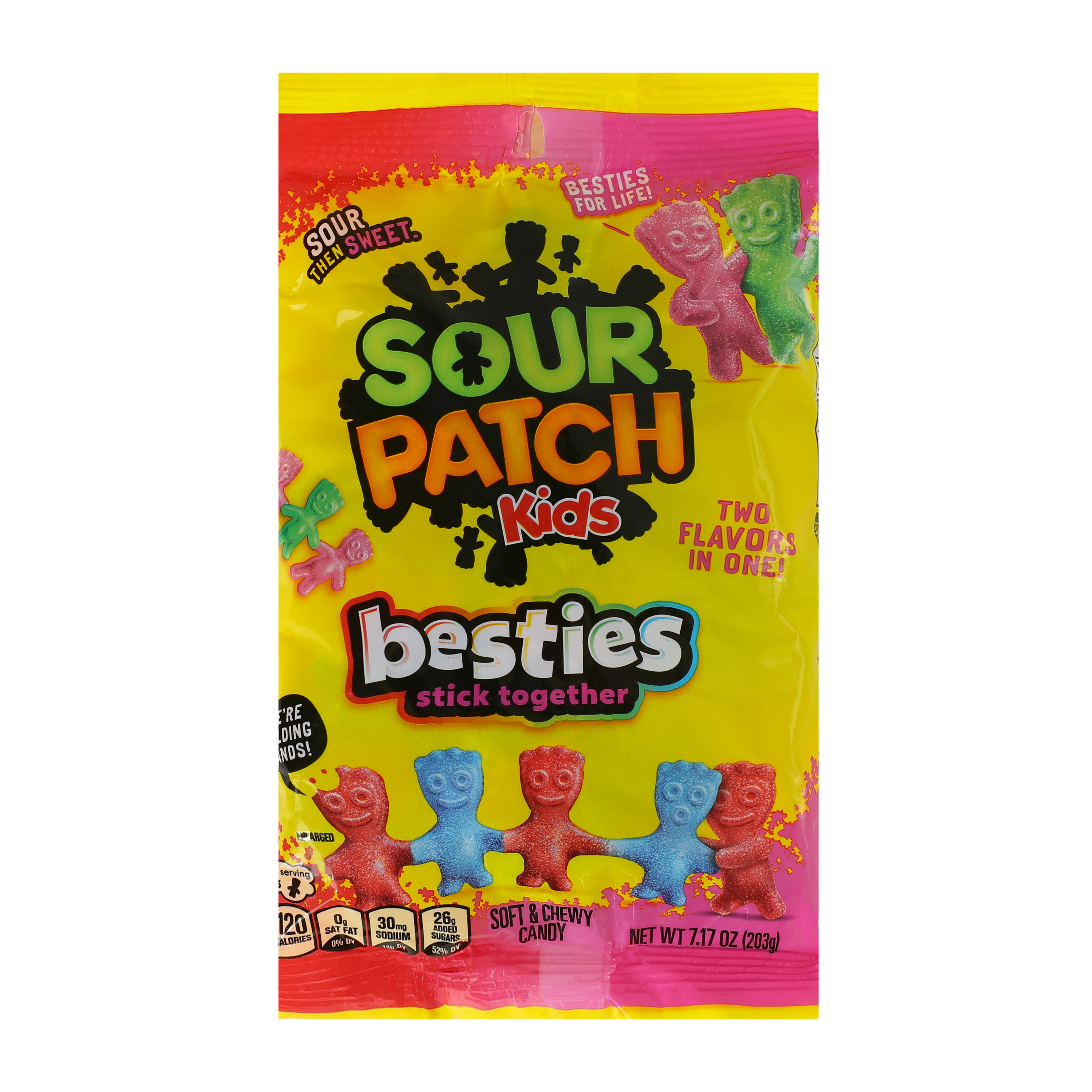 Sour Patch Kids Besties Stick Together Candy 7.1oz