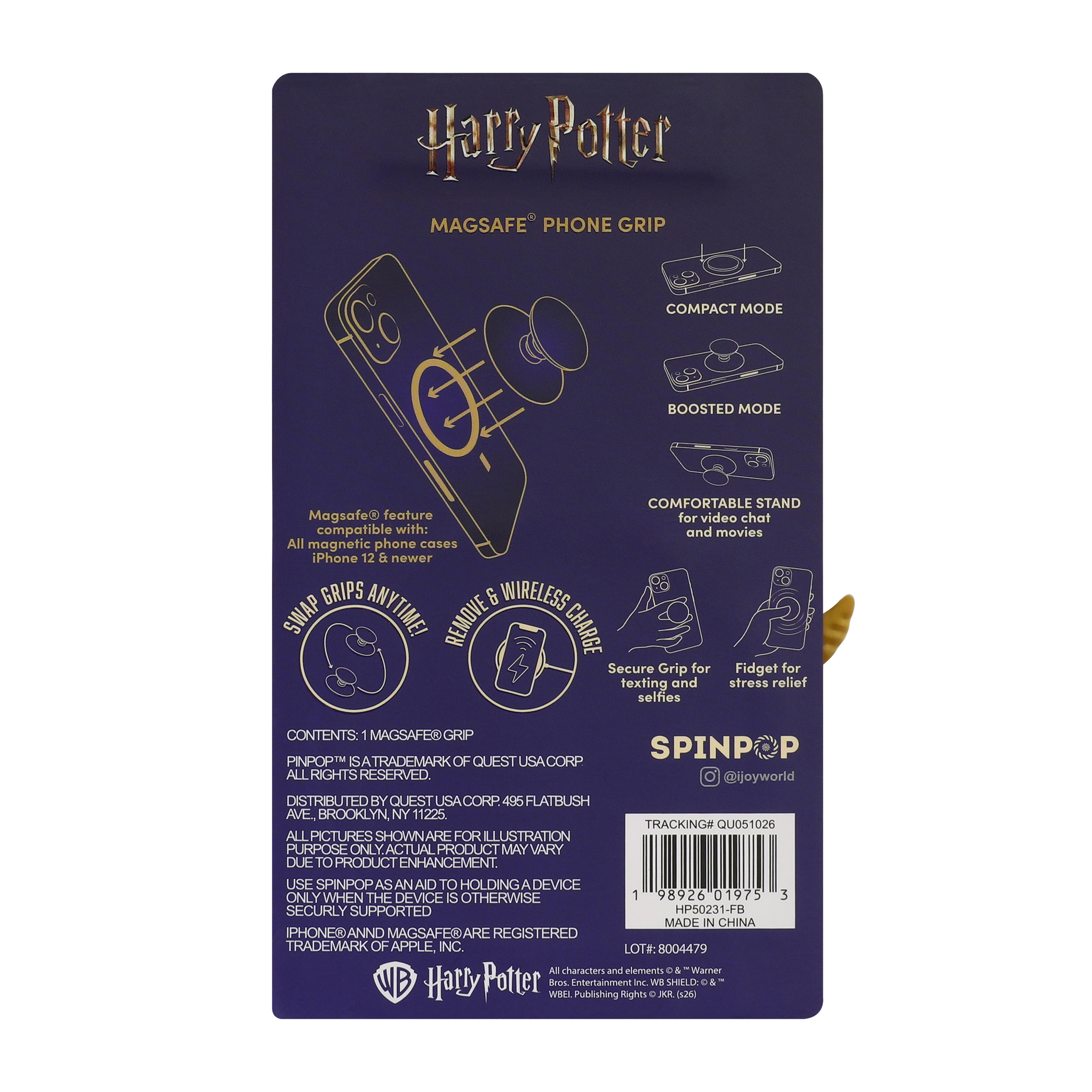 Harry Potter Grip MagSafe para Celular - Agarre Magico y Seguro 5