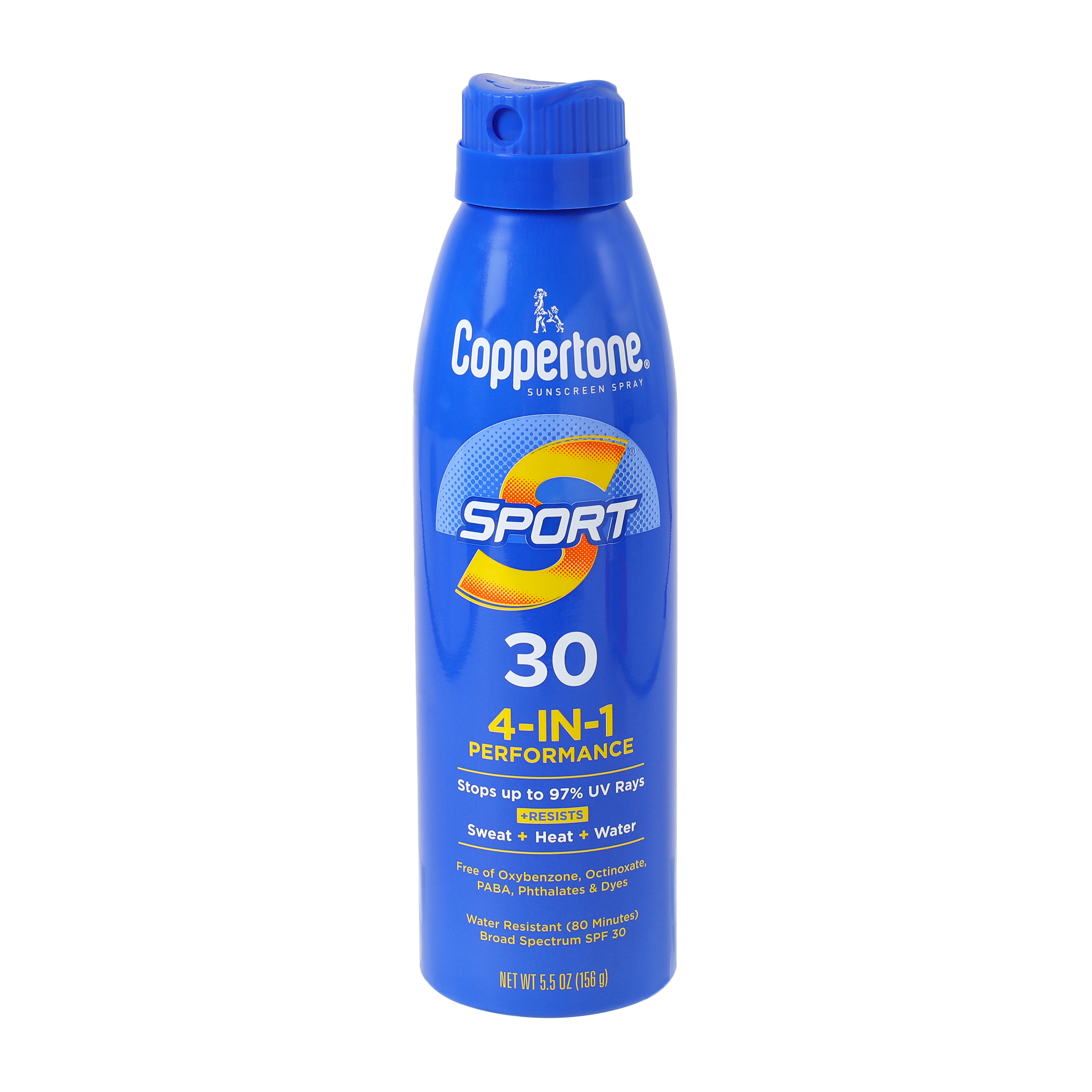 Coppertone® Sport SPF30 4-In-1 Sunscreen Spray 5.5oz