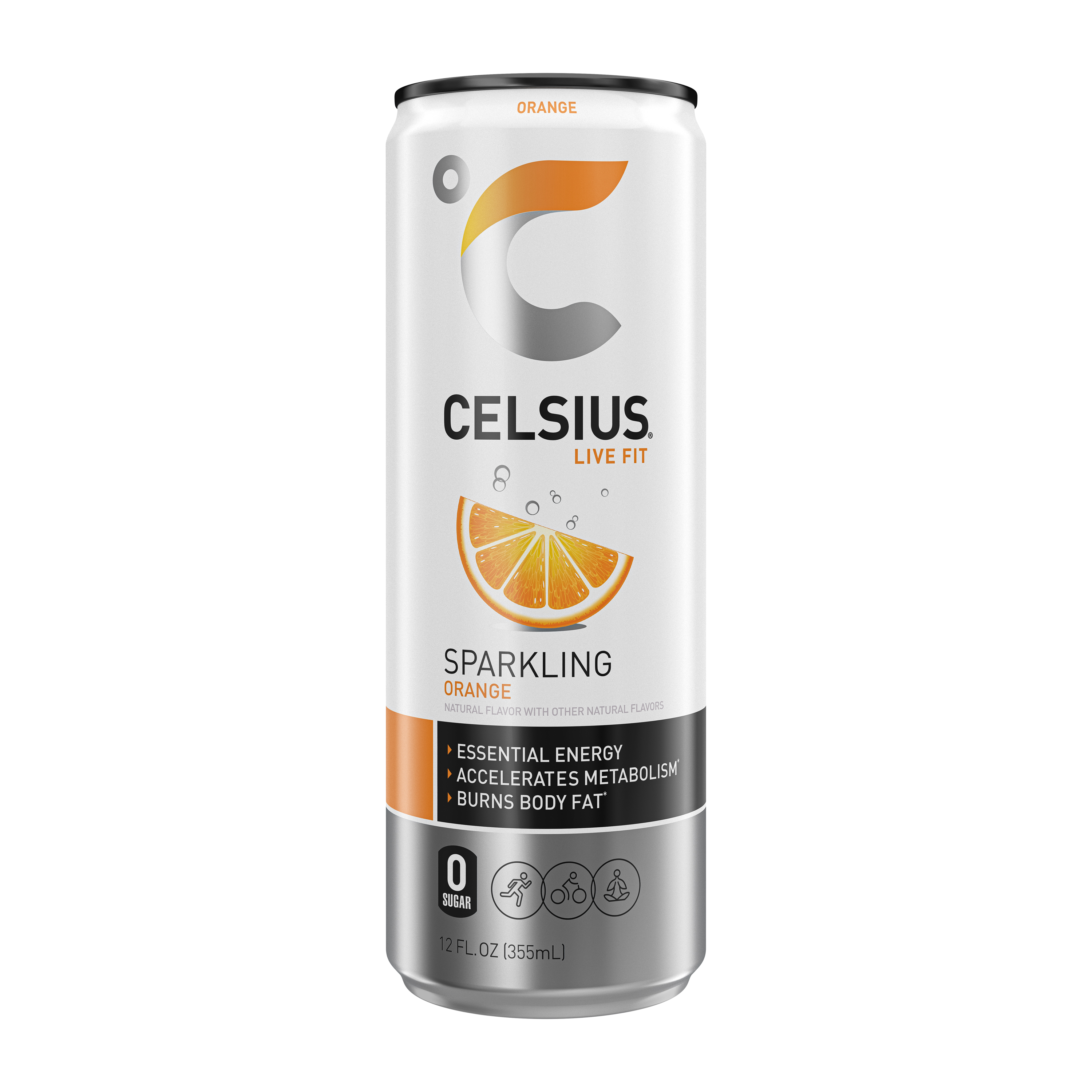 Celsius® Sparkling Orange Energy Drink 12oz