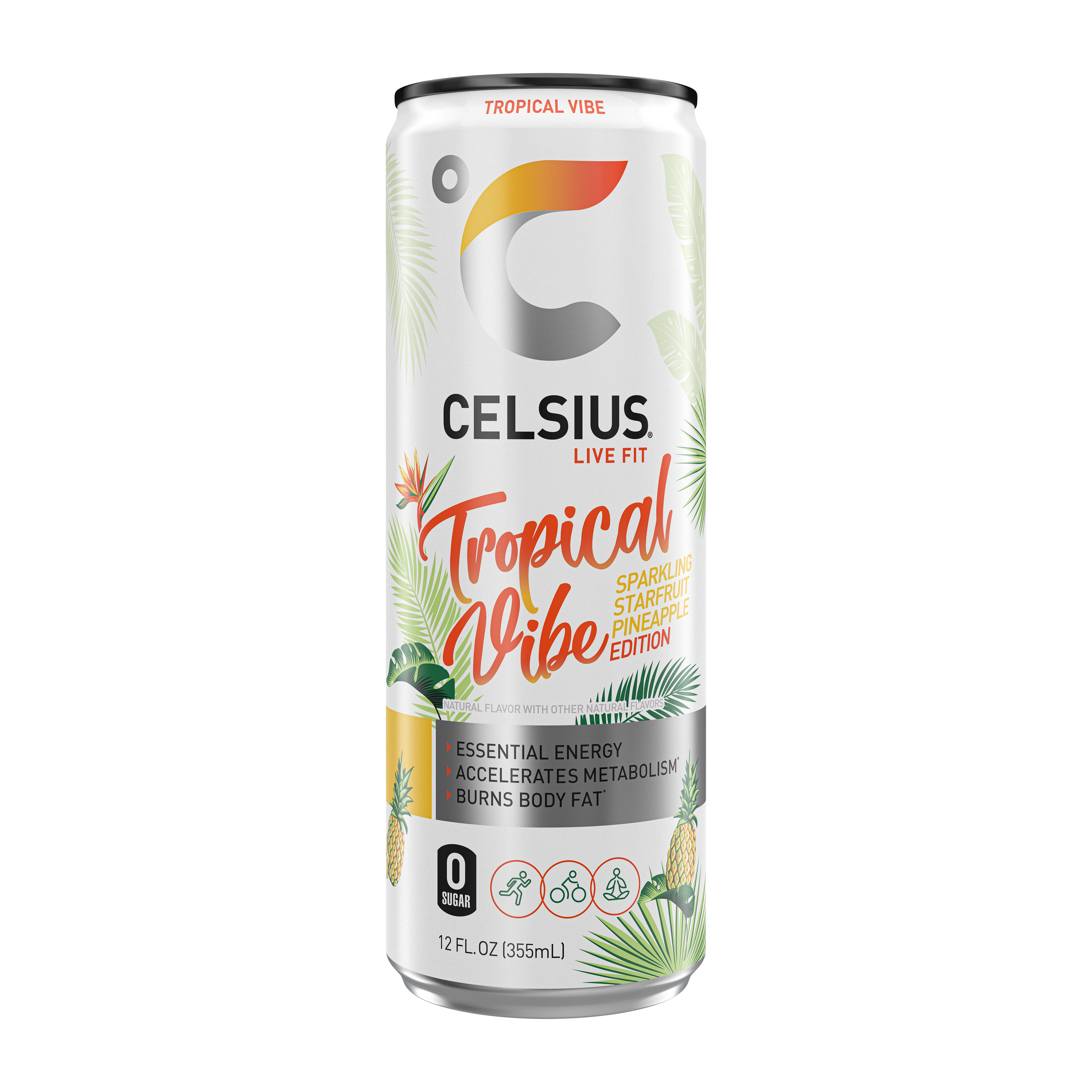 Celsius® Tropical Vibe Energy Drink 12oz