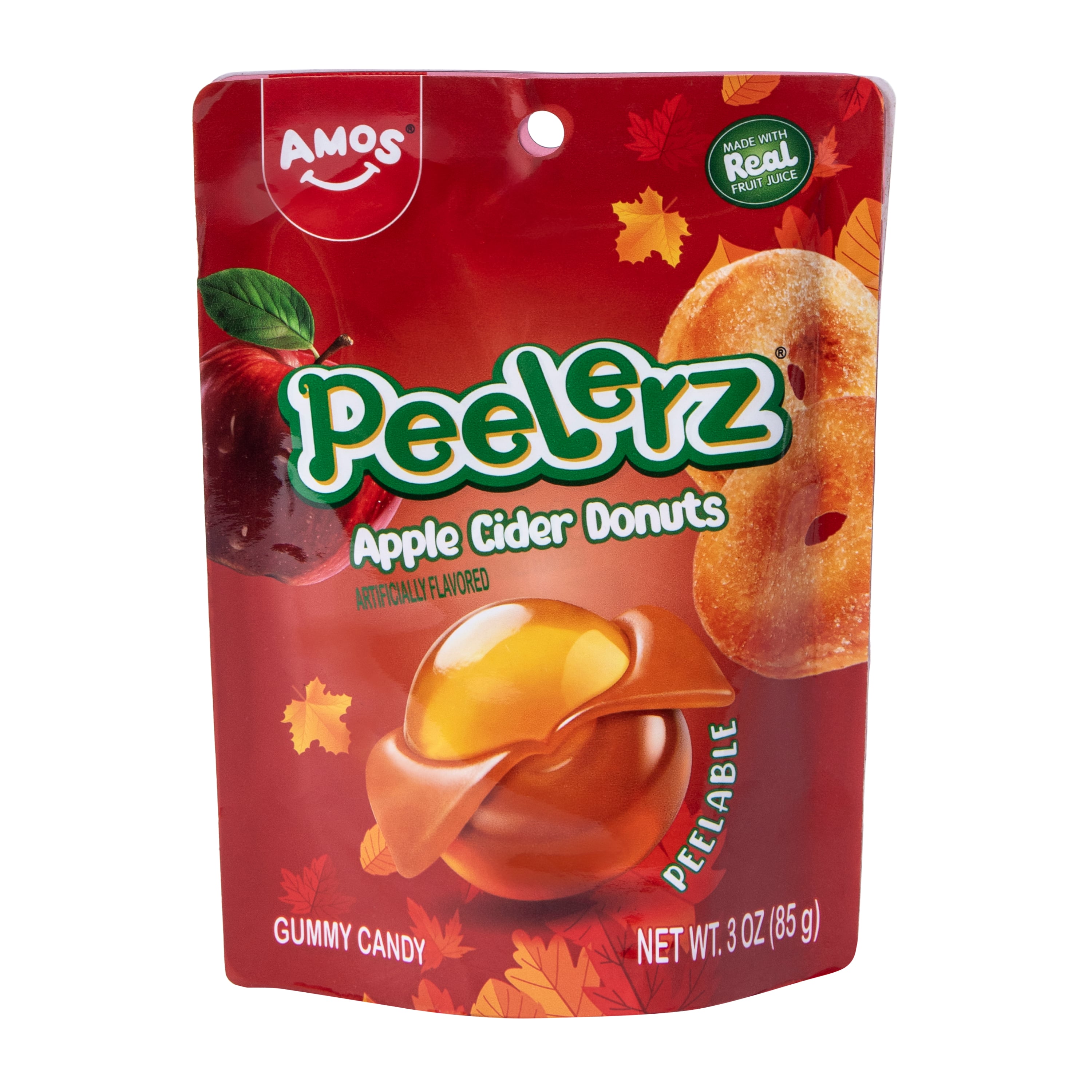 Amos® Peelerz® Apple Cider Donuts Gummy Candy 3oz