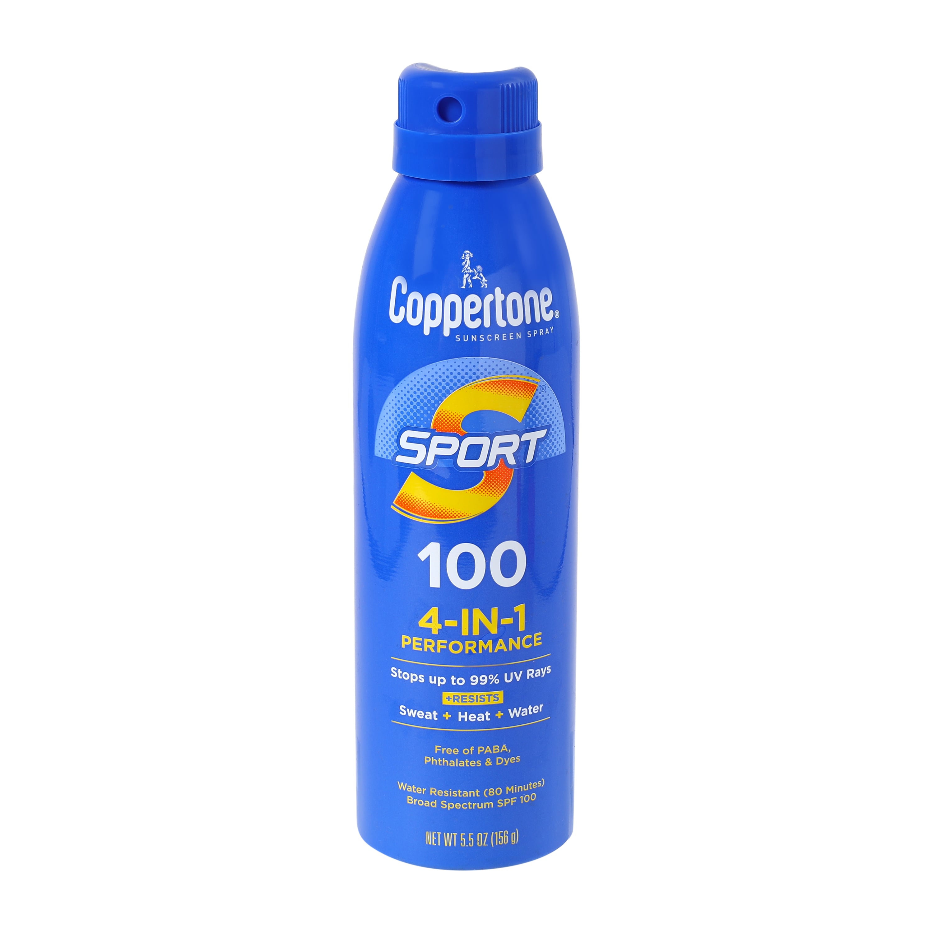 Coppertone® Sport SPF100 4-In-1 Sunscreen Spray 5.5oz