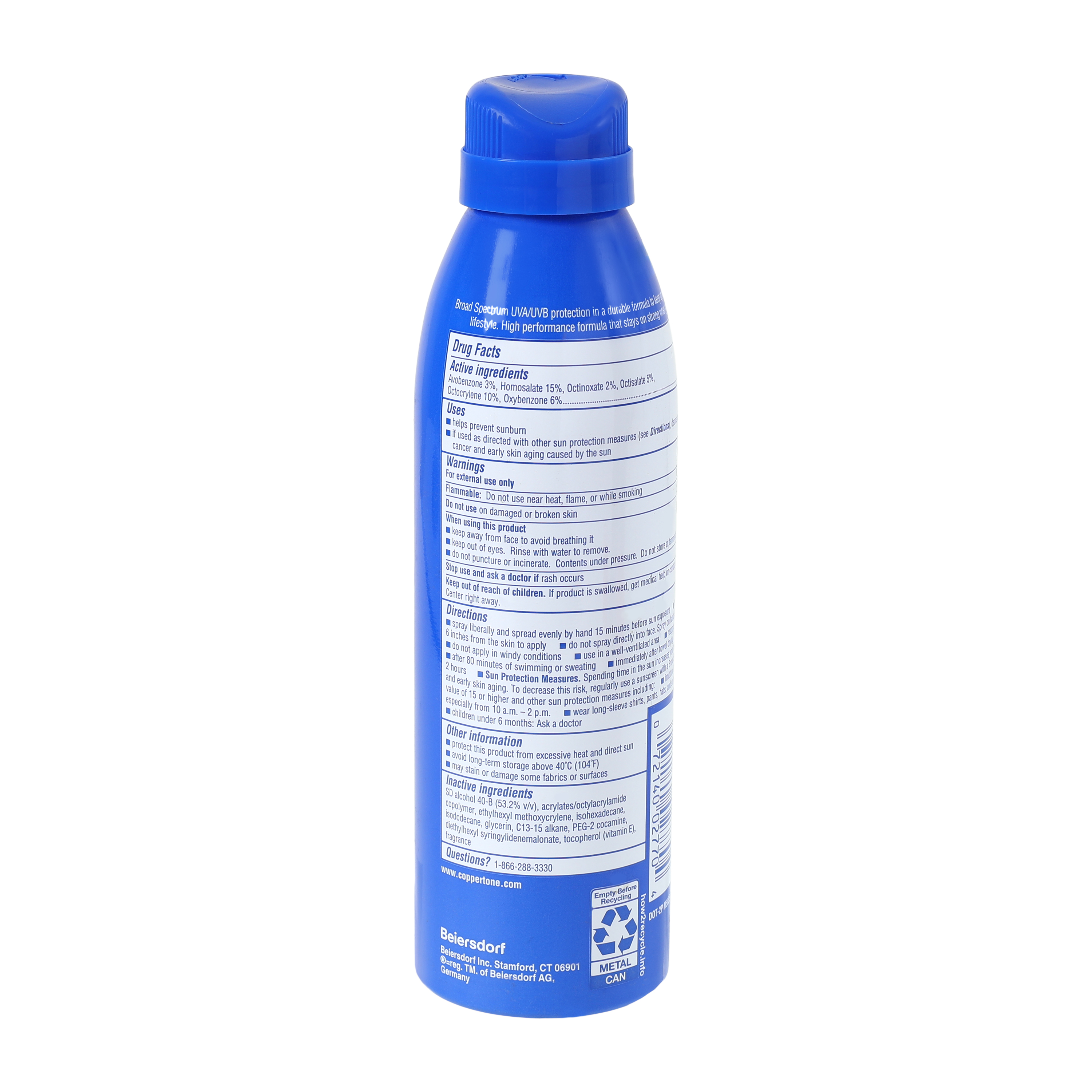 Coppertone® Sport SPF100 4-In-1 Sunscreen Spray 5.5oz