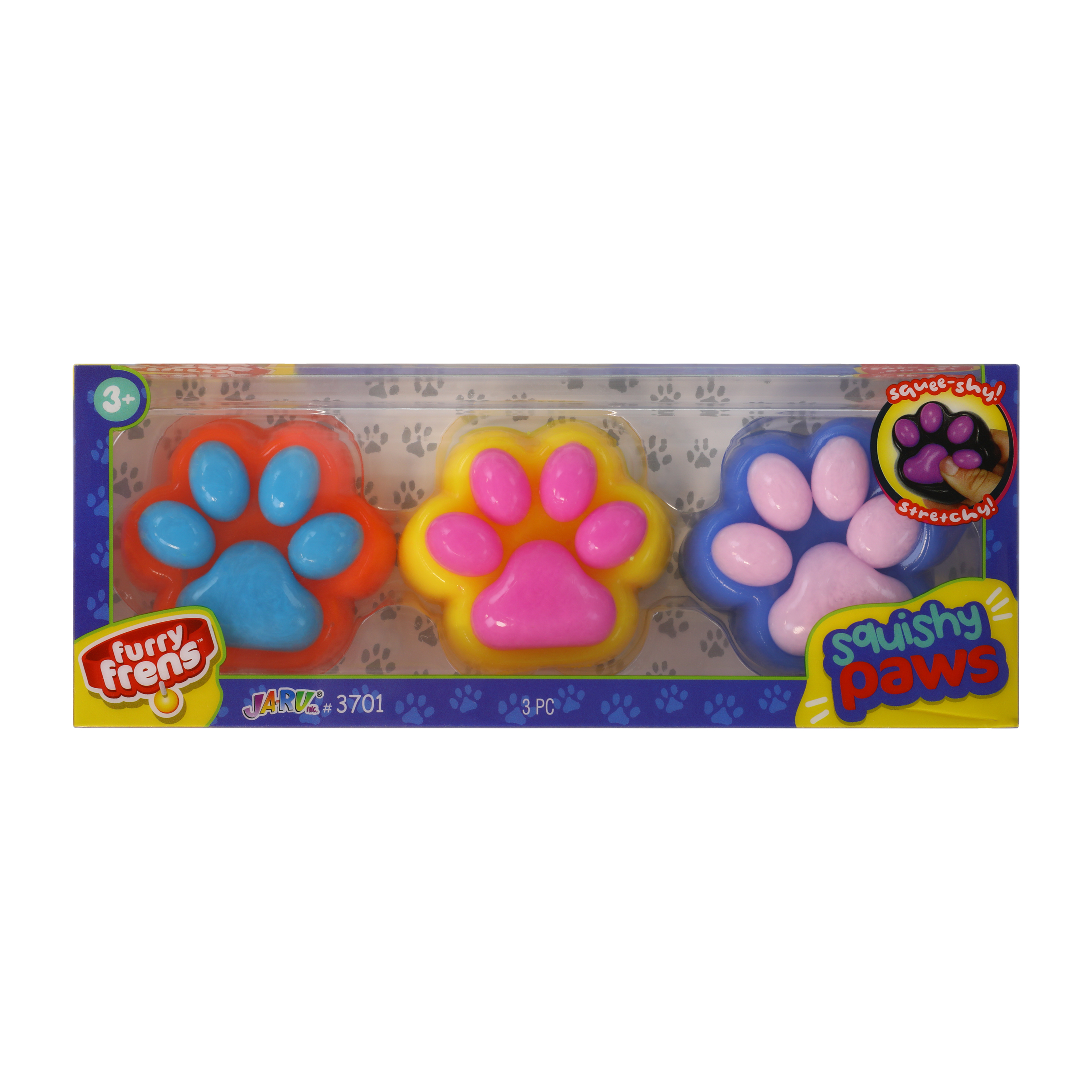 Furry Frens™ Squishy Paws Toy 3-Pack