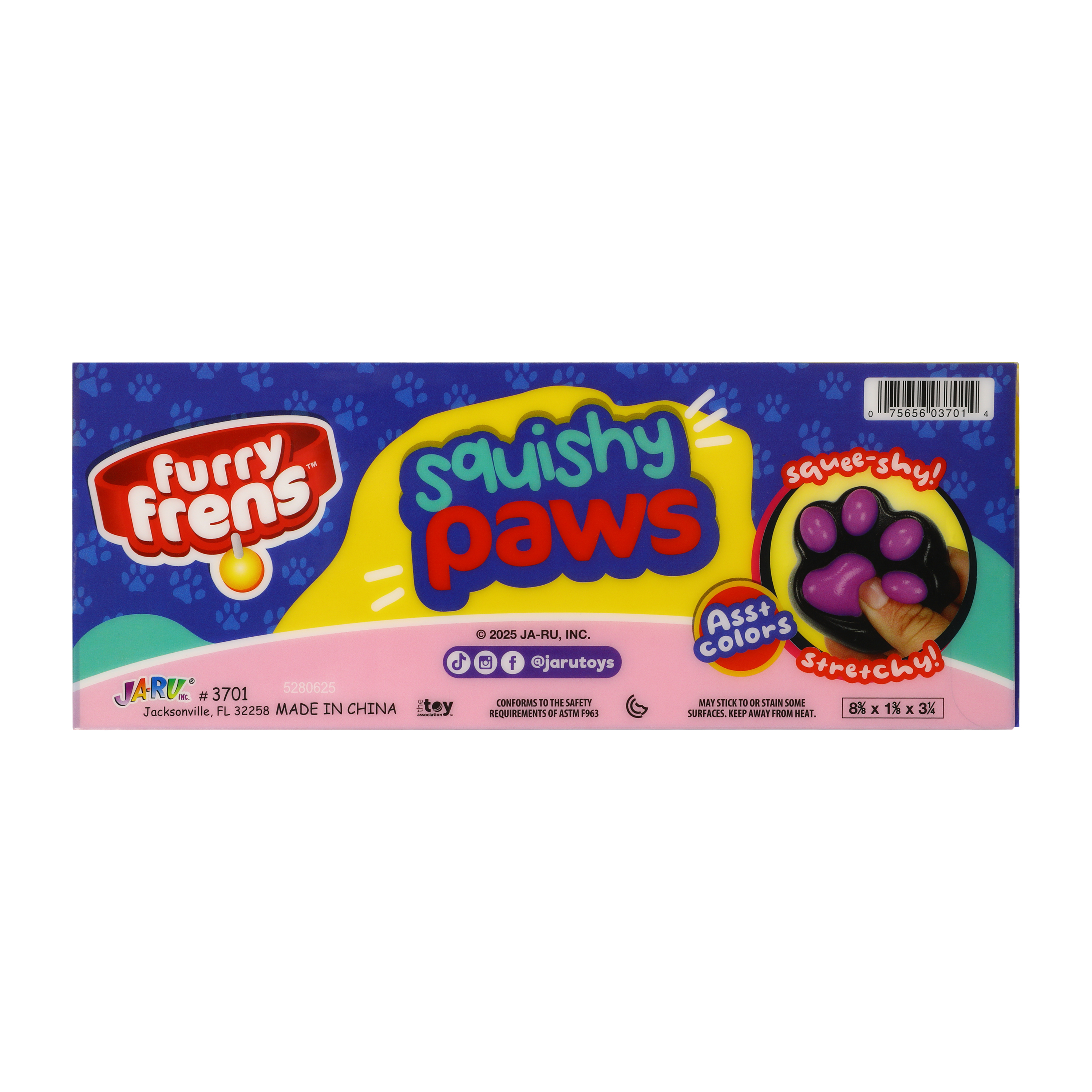 Furry Frens™ Squishy Paws Toy 3-Pack