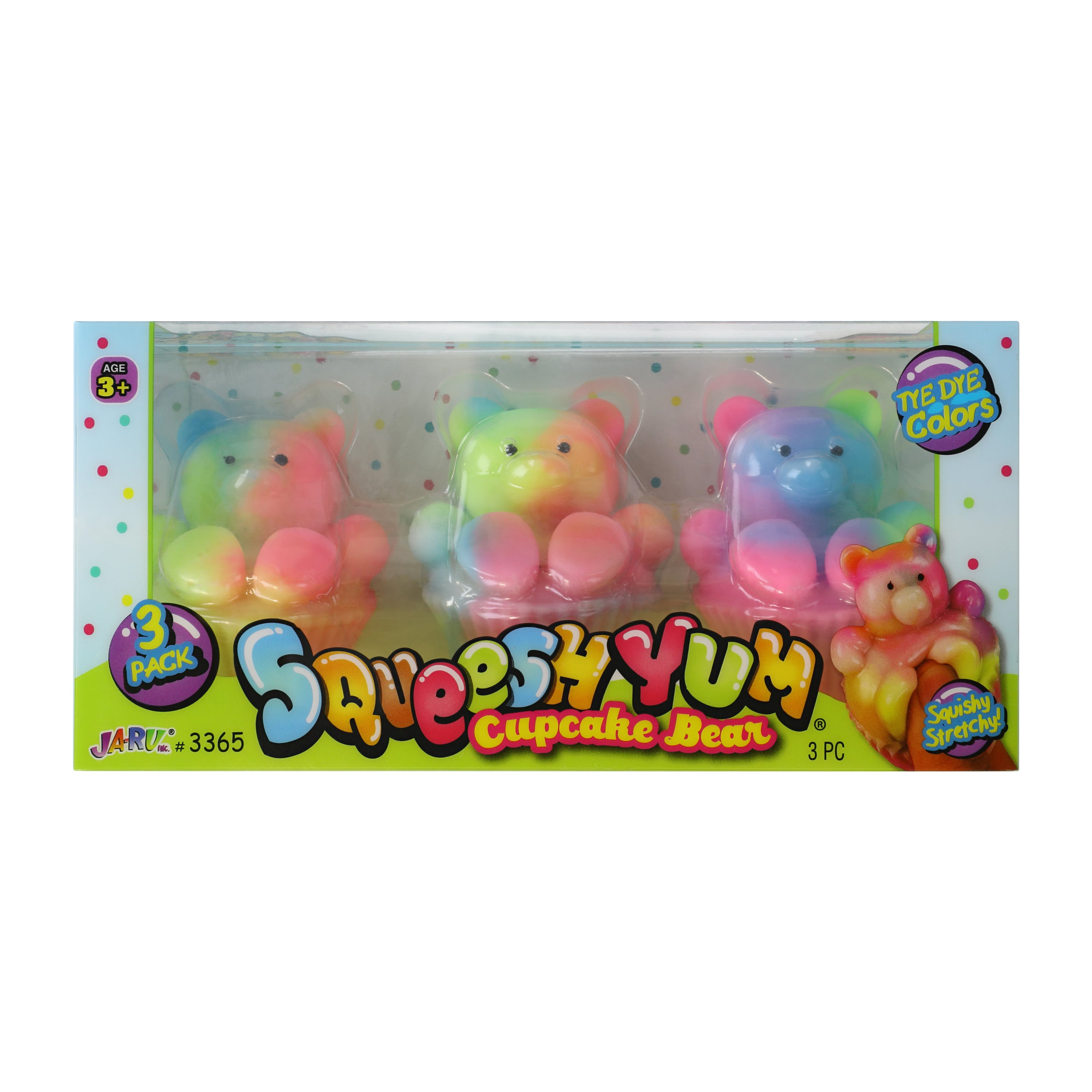 Squeesh Yum® Cupcake Bear 3-Pack