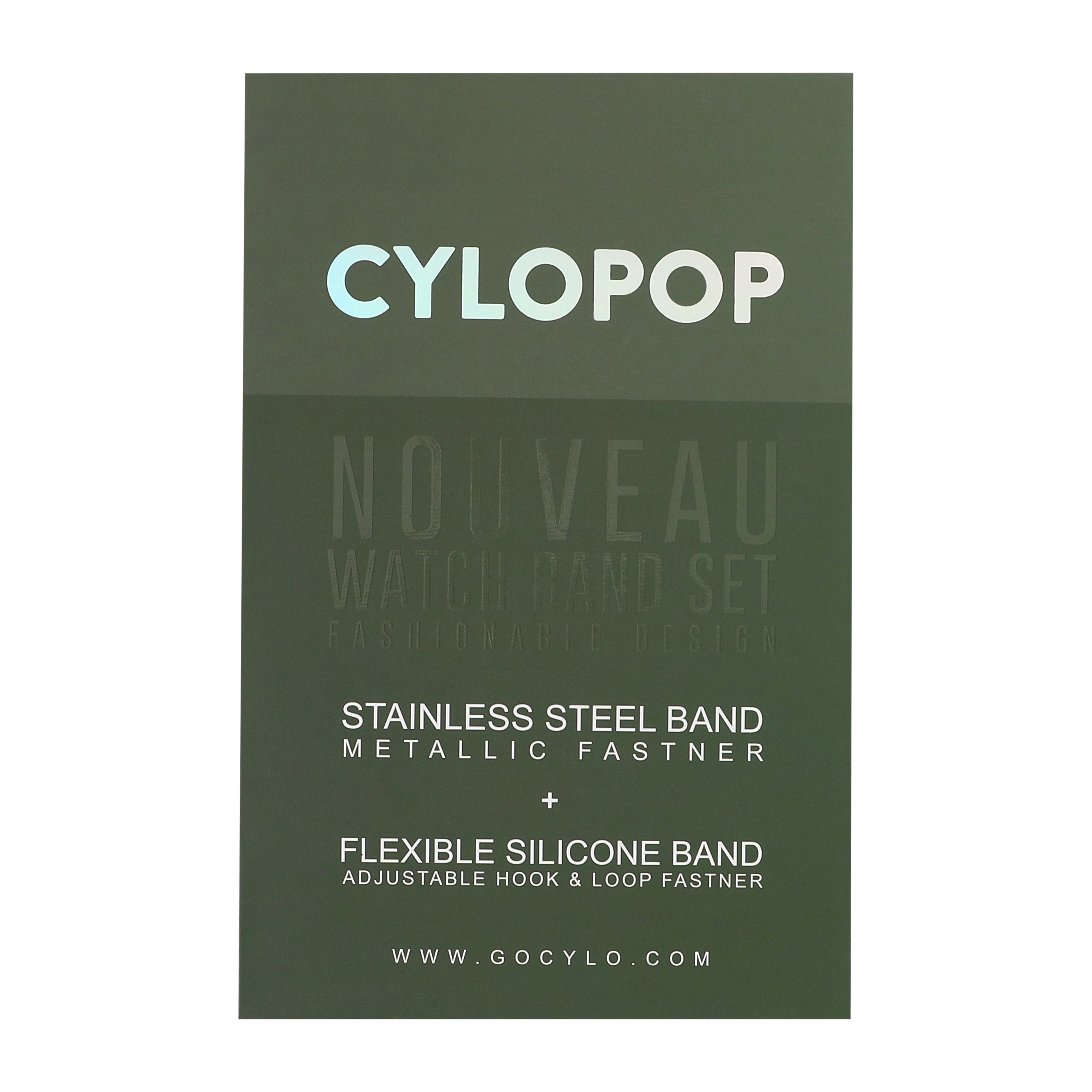 Cylopop Nouveau Watch Band Set For Apple Watch® 38/44mm 2-Pack
