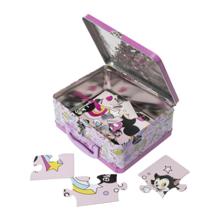 24-piece jigsaw puzzle & tin storage lunch box | Five Below