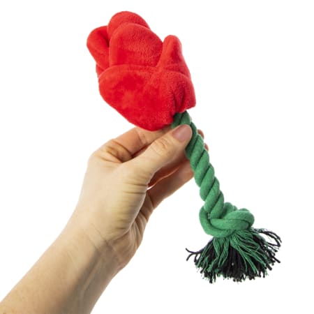 valentine rose rope dog toy 10in | Five Below valentine rose rope dog toy 10in | Five Below