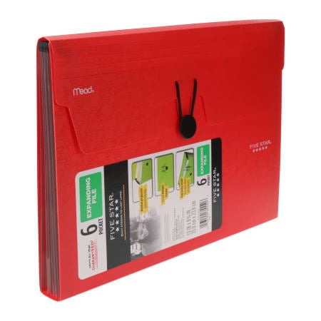 five star® 6-pocket expanding file | Five Below