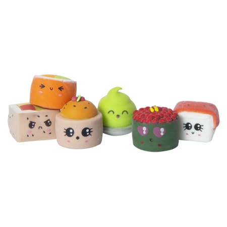 juanmiミニスクイーズ squishimi minis squishy sushi 6-count | Five Below