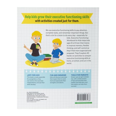 executive functioning workbook for kids | Five Below