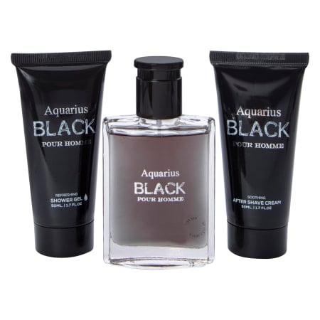 aquarius black pour homme 3-piece set | Five Below