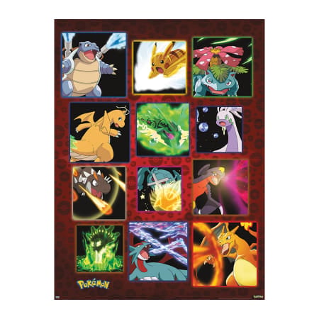 ポケットモンスターポスター　5枚 poster mosaics™ mystery poster 2-count - pokemon™ | Five Below