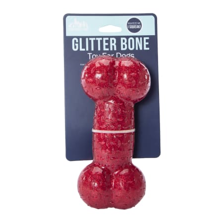 sex toy store colorado springs glitter TPR dog bone chew toy 7in