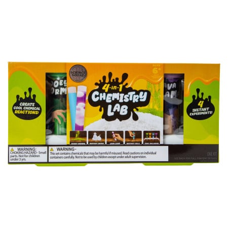 unbelievable science 4-in-1 chemistry lab kit | Five Below