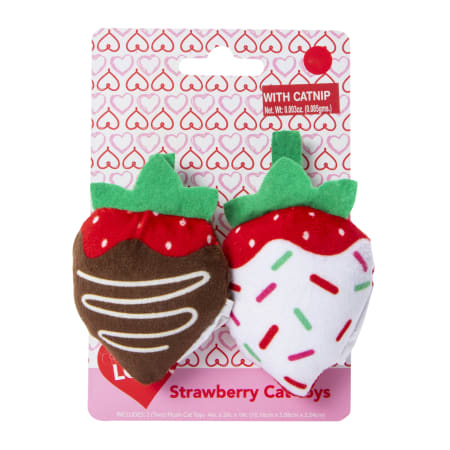 Valentine's Day Strawberry Catnip Cat Toy 2-Pack | Five Below