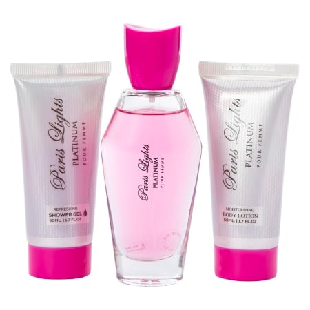 Paris Lights Platinum Pour Femme 3-Piece Set | Five Below