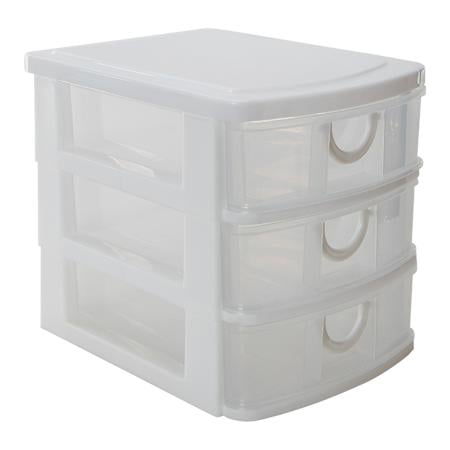 stackable 3-drawer mini organizer 7.5in x 6.25in | Five Below