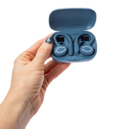 Water-Resistant Bluetooth® LED Earbuds With Microphone & Sport