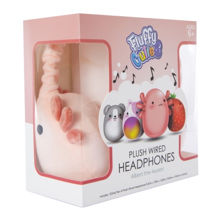 Fluffy Cuties Plush Wired Headphones | Five Below