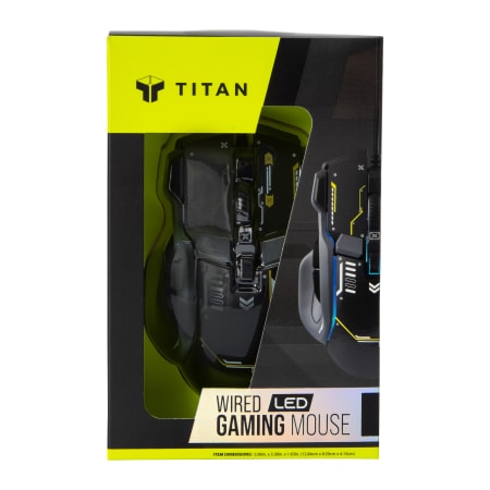 Titan Wired LED Gaming Mouse | Five Below