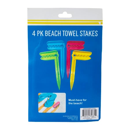 Multicolor Towel Stakes 4-Count | Five Below