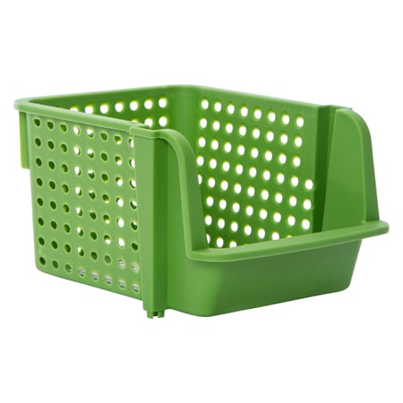 Stackable Mini Plastic Storage Bin 4.72in x 5.5in | Five Below