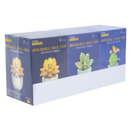Succulent Buildable Brix Trio 3-Pack | Five Below