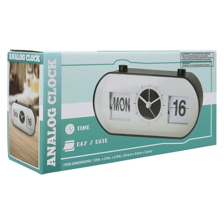 Analog Alarm Clock 7.25in x 3.5in | Five Below