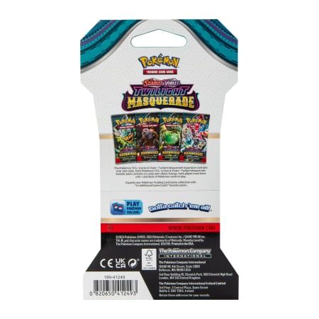 pokemon twilight masquerade booster pack Twilight Masquerade (SV06) Sleeved Booster Pack