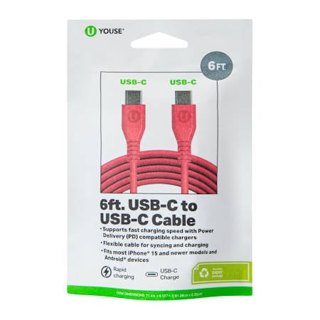 6ft USB Type-C cable | Five Below