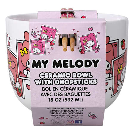 Hello Kitty And Friends® Ceramic Ramen Bowl With Chopsticks - My