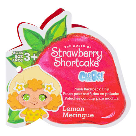 The World Of Strawberry Shortcake™ Plush Backpack Clip - Lemon