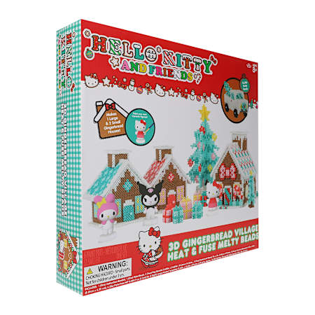 Hello Kitty and Friends® 3D Gingerbread Village Heat & Fuse Melty