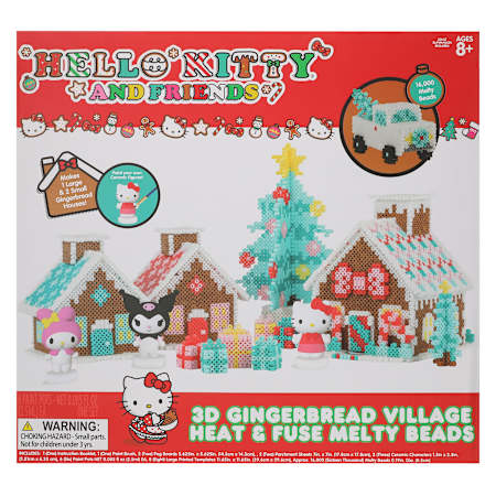 Hello Kitty and Friends® 3D Gingerbread Village Heat & Fuse Melty