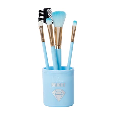 Makeup Brush Set With Holder 6-Piece | Five Below