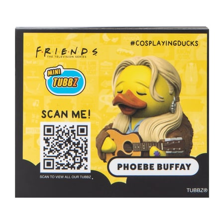 Figurine Canard Cosplay Phoebe Buffay – TUBBZ édition Boîte – Friends – 9 Cm – Collection écolo