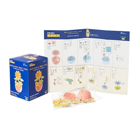 Succulent Buildable Brix Trio 3-Pack | Five Below