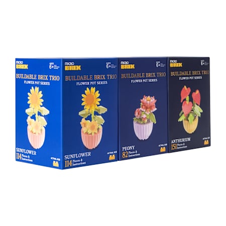 Succulent Buildable Brix Trio 3-Pack | Five Below