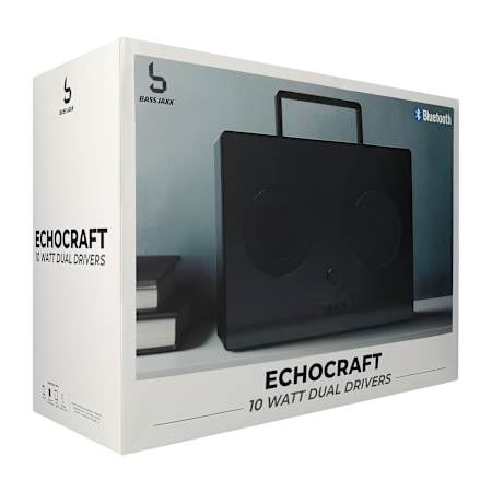 Bass Jaxx™ Echocraft Boombox 10W Dual Drivers Wireless Speaker