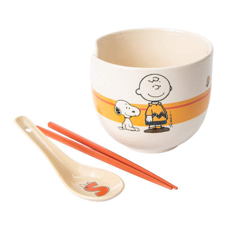 Peanuts® Ramen Bowl With Chopsticks & Spoon | Five Below